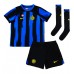 Tanie Strój piłkarski Inter Milan Henrikh Mkhitaryan #22 Koszulka Podstawowej dla dziecięce 2023-24 Krótkie Rękawy (+ szorty)